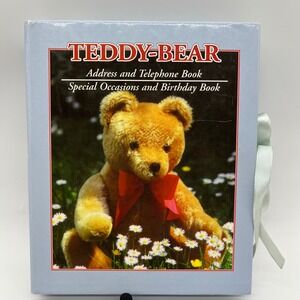 Vtg 90s Y2K Teddy Bear Address & Telephone Book Special Occasions‎ Birthday Gift